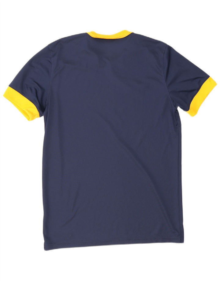 Nike Dri Fit T-shirt top til mænd, stor marineblå farveblok