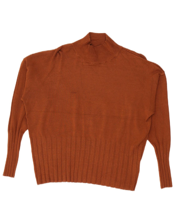 Marks & Spencer Dame Turtle Neck Sweater UK 18 XL Burgundy Viscose