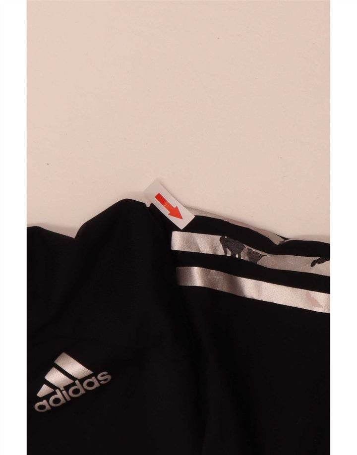 Adidas Herre Climacool T-Shirt Top Lille Sort Polyester