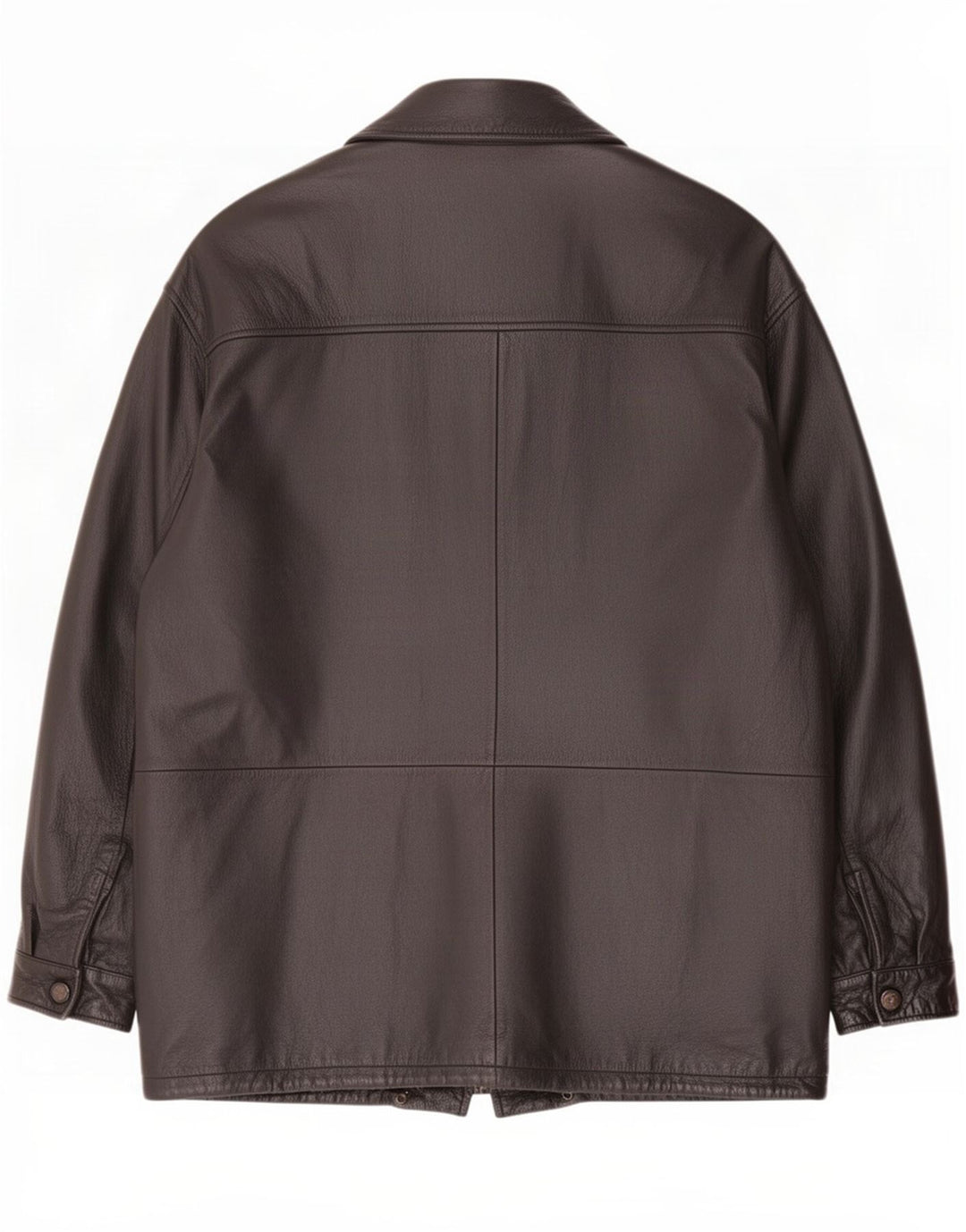 Rover & Lake Herre Læderfrakke IT 52 XL Brun