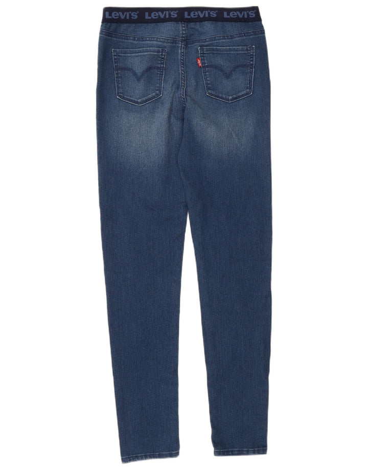 LEVI'S Grafisk Legging Skinny Jeans til kvinder W28 L28 Blå
