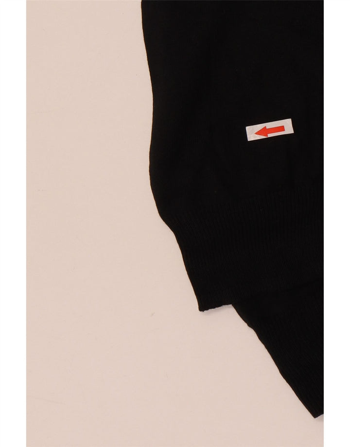 Marks & Spencer Herre Regular Fit V-hals sweater XL sort bomuld
