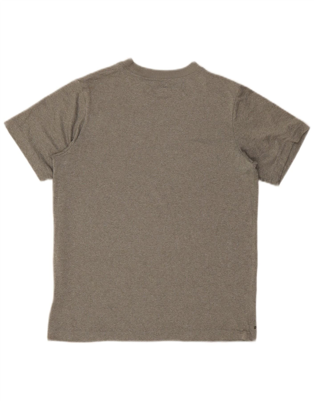 Nike Dame Dri Fit Grafisk T-Shirt Top UK 14 Stor grå flækket polyester