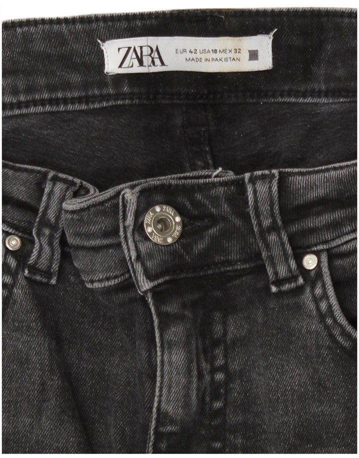 Zara Dame Slim Jeans EU 42 Large W32 L26 Grå