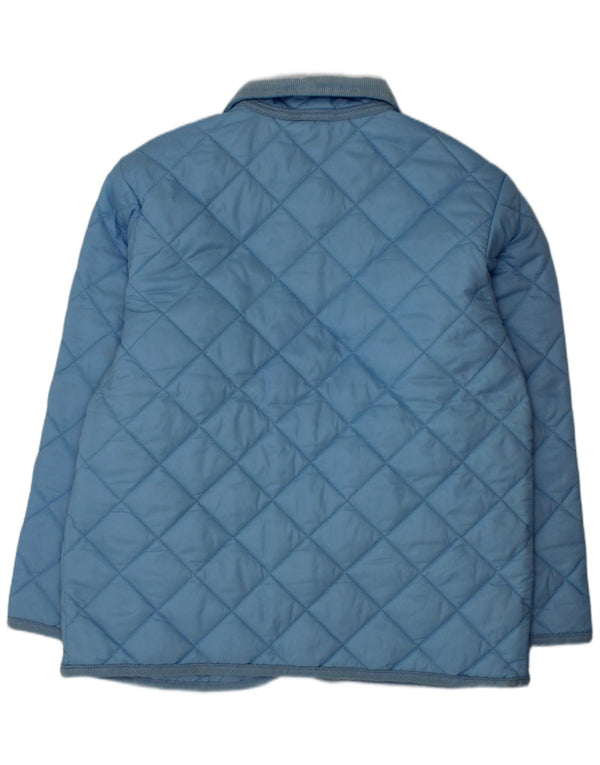 Benetton Boys Quiltet jakke 7-8 år Medium Blue Nylon