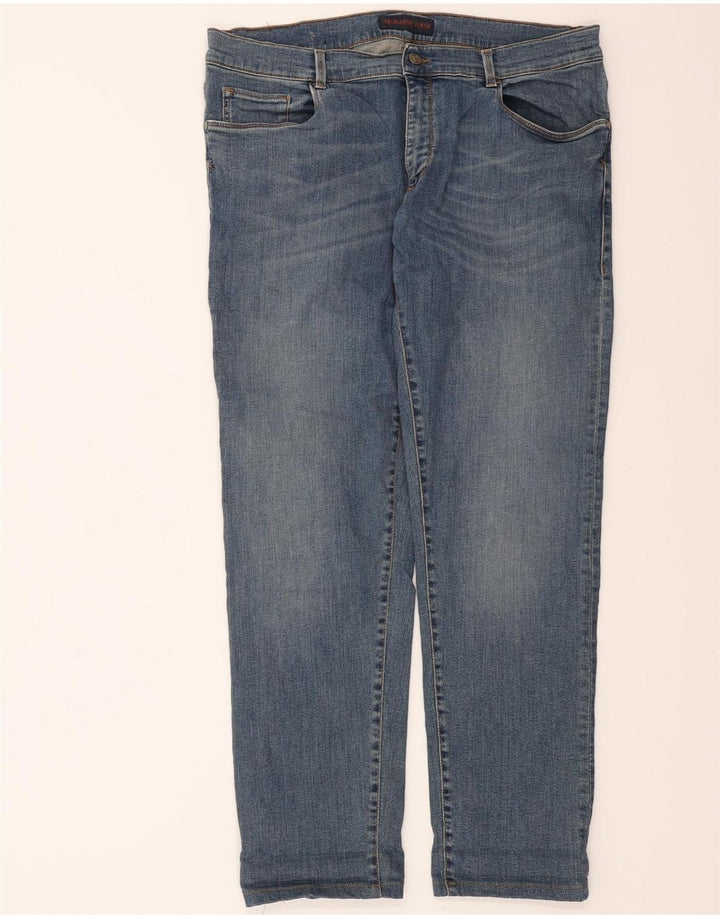 TRUSSARDI Mens Straight Jeans W36 L30 Blue Vintage Trussardi and Second-Hand Trussardi from Messina Hembry 