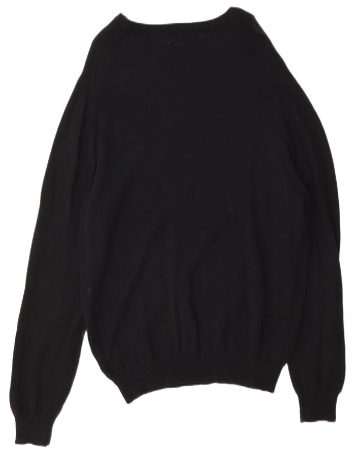 Marks & Spencer Herre Regular Fit Jumper Sweater med rund hals Stor sort uld