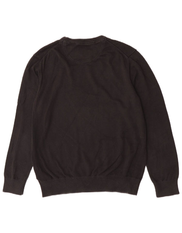 Timberland Womens Boat Neck Jumper Sweater UK 16 Large Black Bomuld