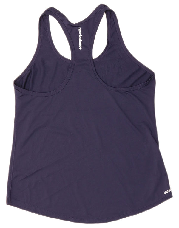 New Balance Damevest Top UK 12 Medium Navy Blue