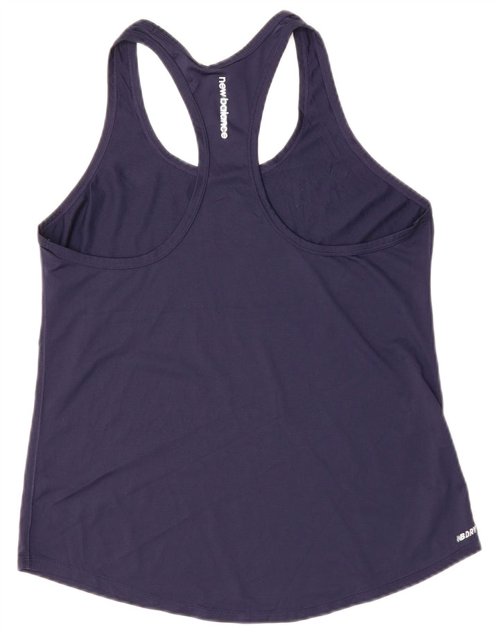 New Balance Damevest Top UK 12 Medium Navy Blue