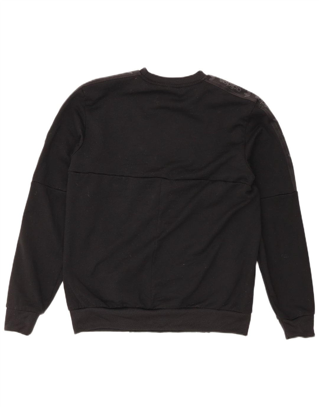 Adidas Grafisk Sweatshirt Jumper Medium Sort Polyester til mænd