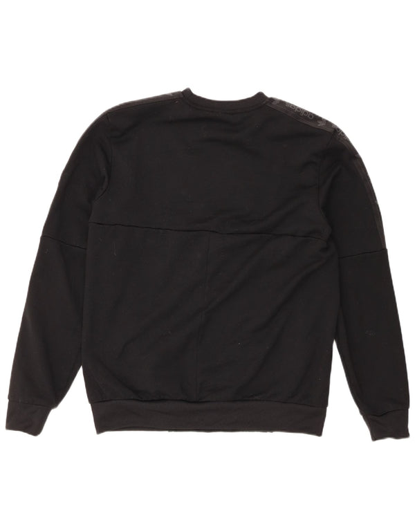 Adidas Grafisk Sweatshirt Jumper Medium Sort Polyester til mænd