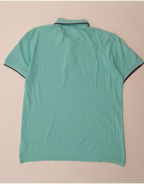 Kappa herre poloshirt 3XL turkis bomuld