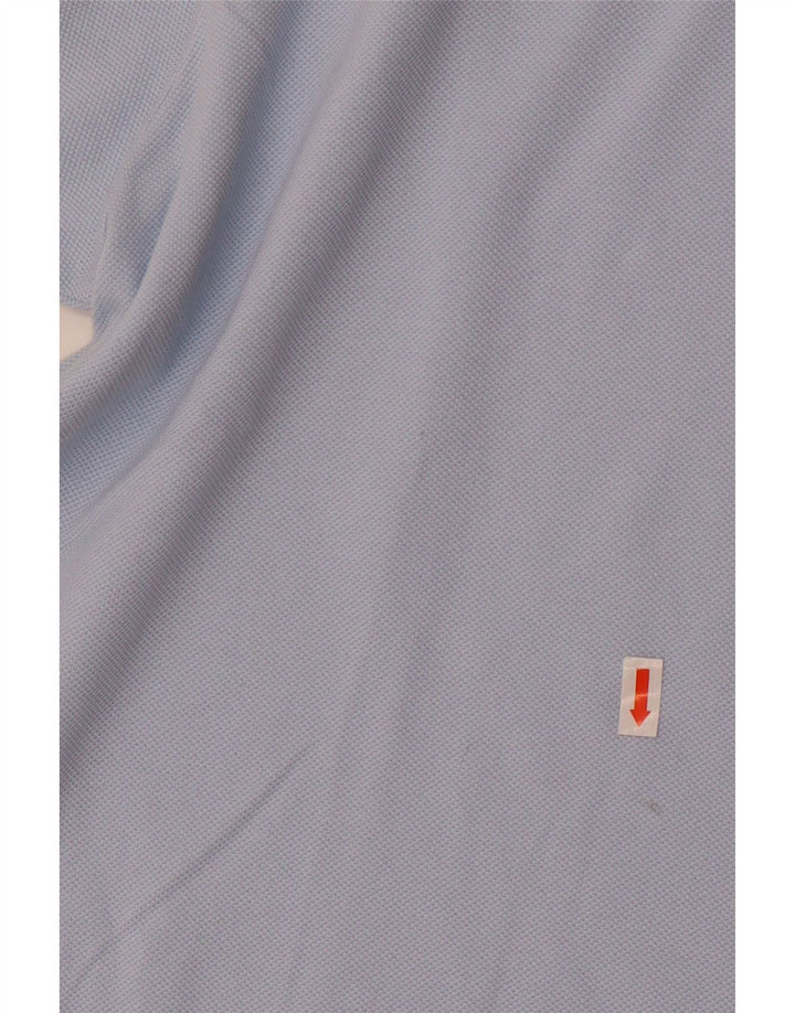 Lacoste Herre Classic Fit Polo Shirt Størrelse 7 2XL Blå Bomuld