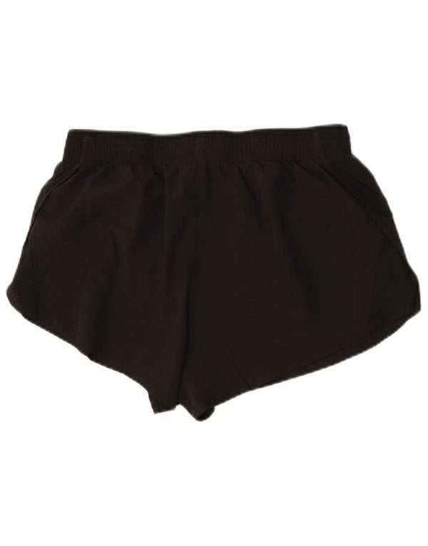 Nike Dame Dri Fit Sport Shorts UK 16 Large Black Polyester