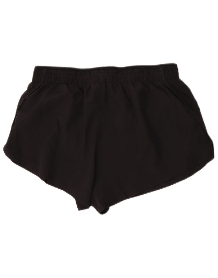 Nike Dame Dri Fit Sport Shorts UK 16 Large Black Polyester