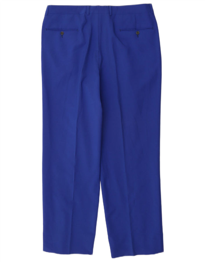 Pierre Cardin Herre 1 knap 2 stykke jakkesæt IT 52 XL W34 L30 blå uld