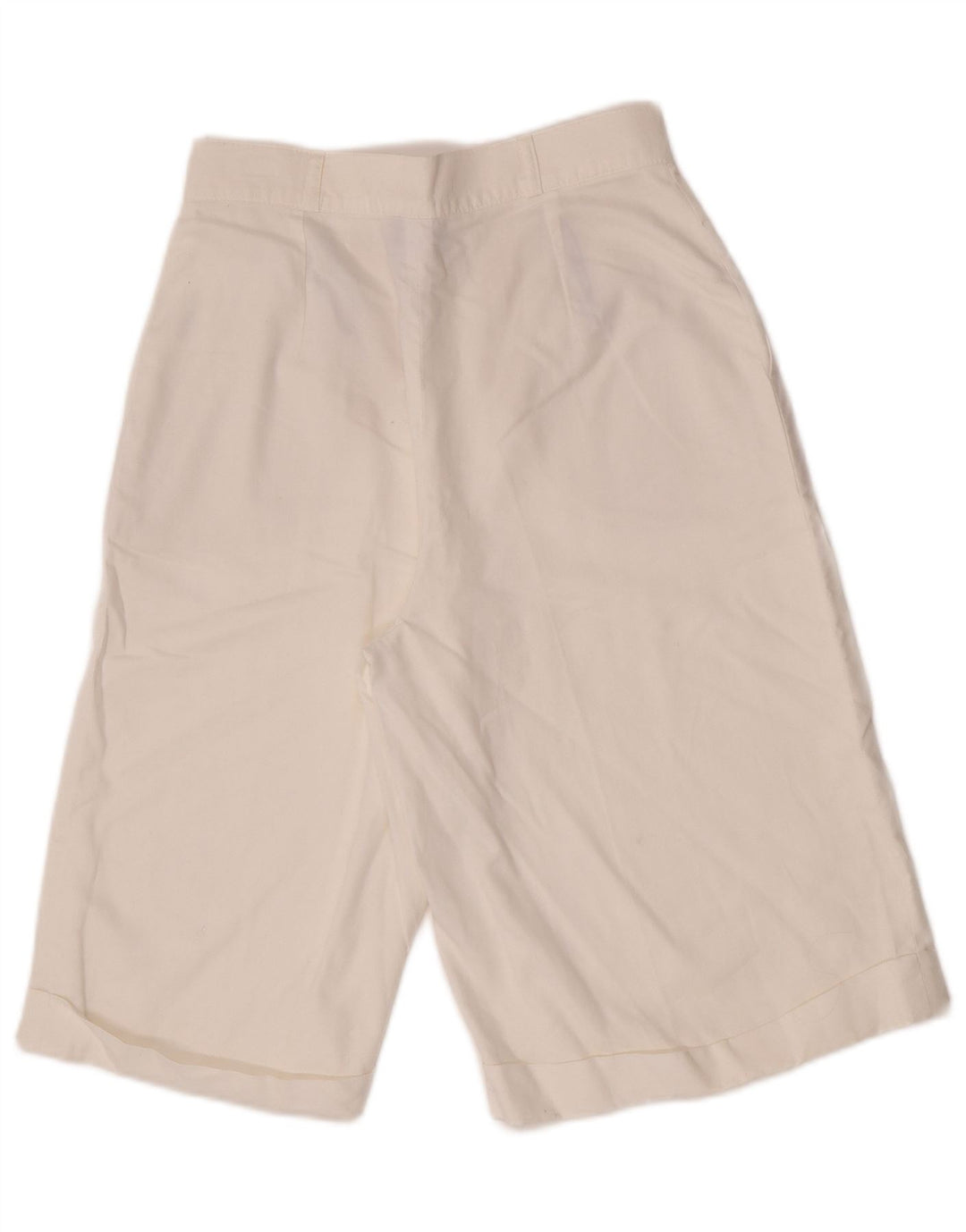 LE TRUC Bermuda-shorts med høj talje til kvinder EU 38 Medium W26 Hvid