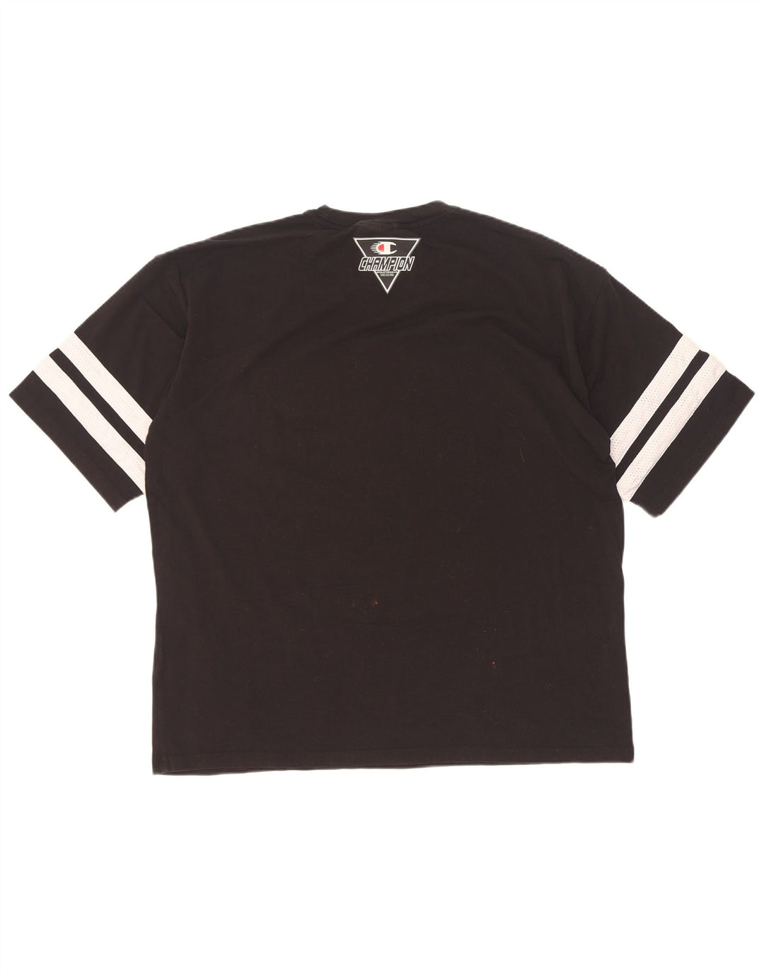 Champion Herre Grafisk T-Shirt Top Medium Sort