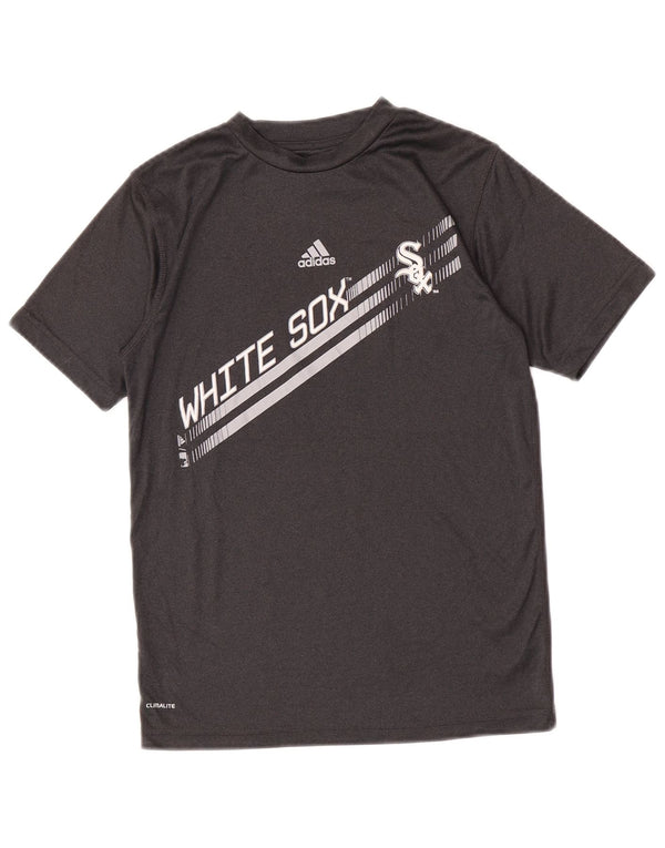 Adidas Boys Chicago White Sox Grafisk T-shirt Top 10-11 år Medium Grå