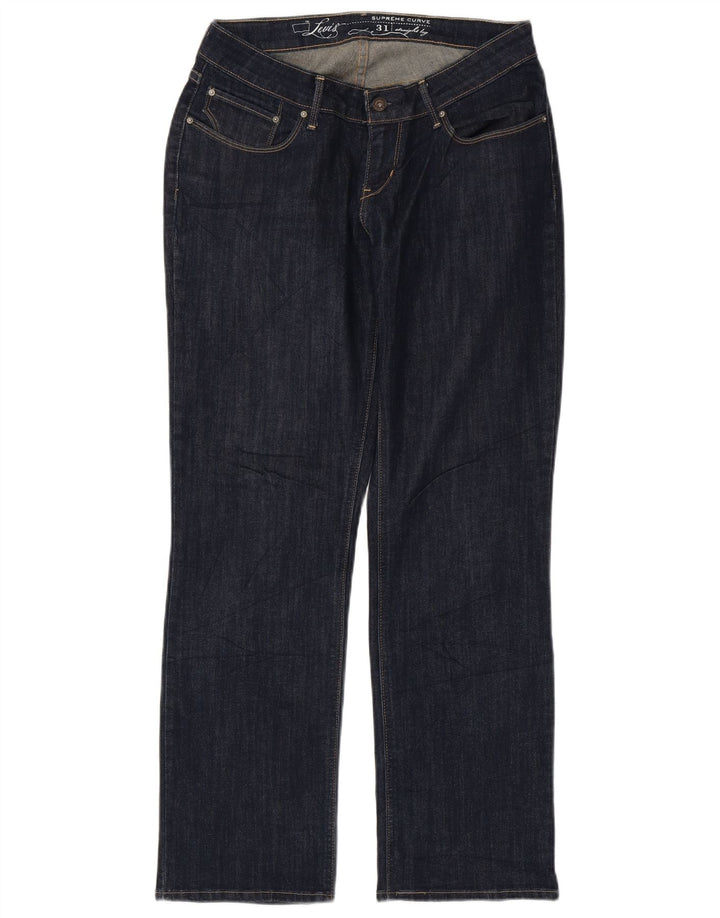 LEVI'S Lige jeans til kvinder W31 L30 Marineblå bomuld