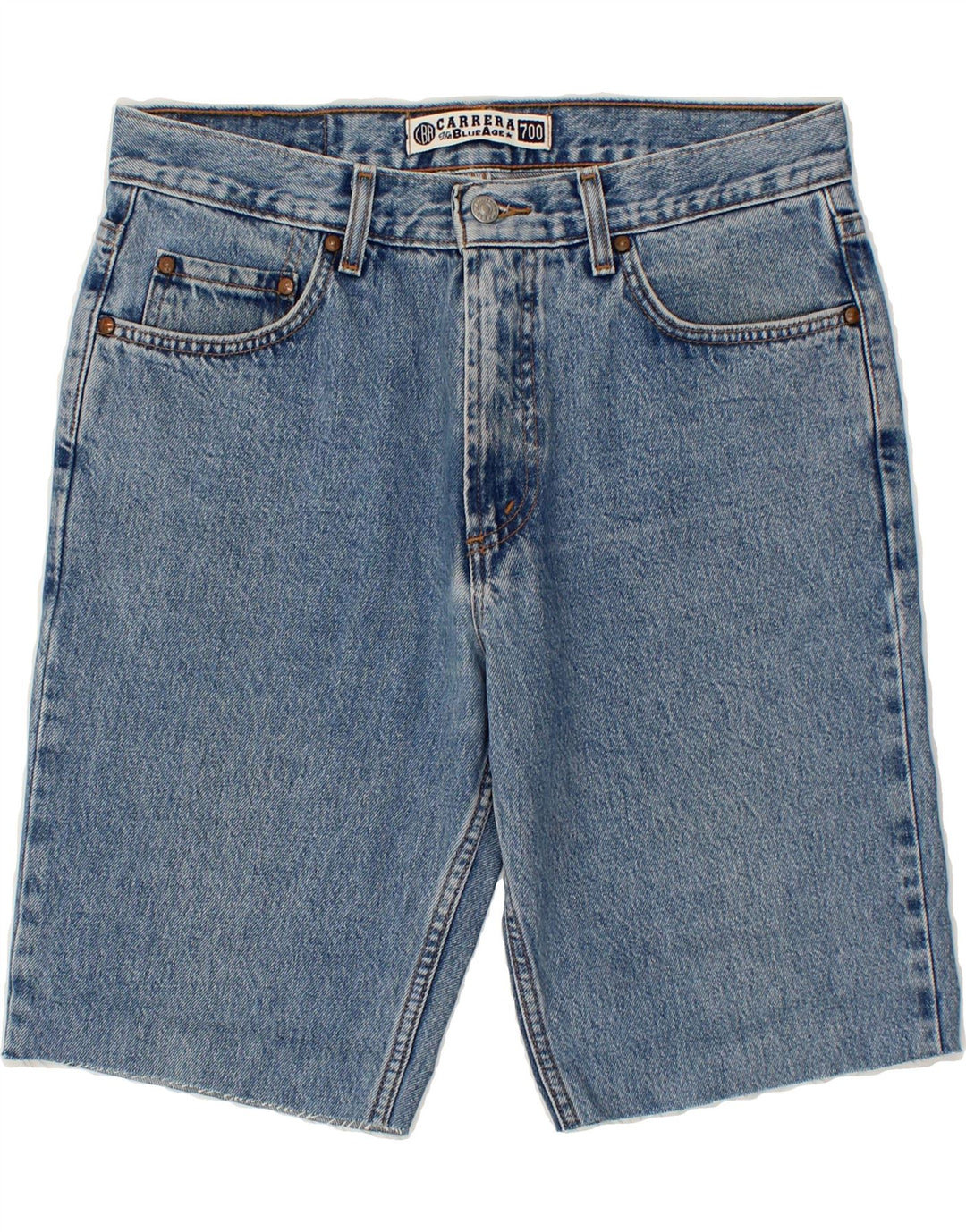 CARRERA Womens Denim Shorts EU 44 XL W34 Blue Cotton Vintage Carrera and Second-Hand Carrera from Messina Hembry 