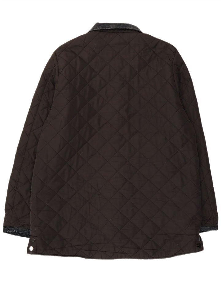 PIERRE CARDIN Herre quiltet jakke UK 44 2XL Sort Polyester