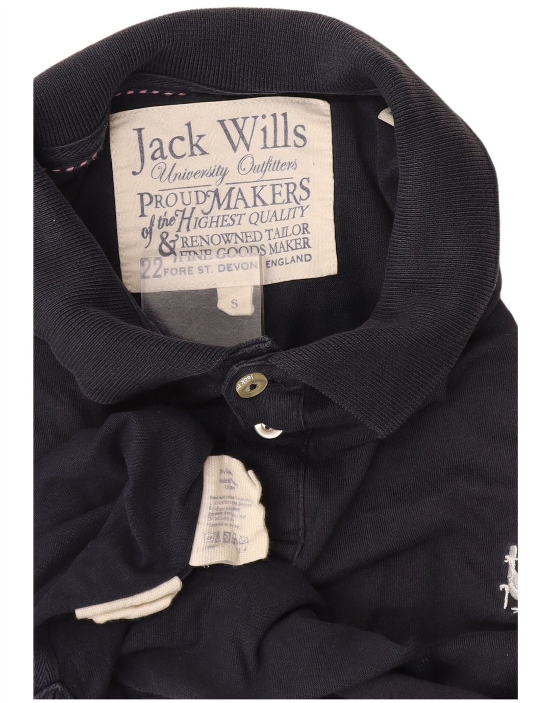 Jack Wills herre poloskjorte lille marineblå bomuld