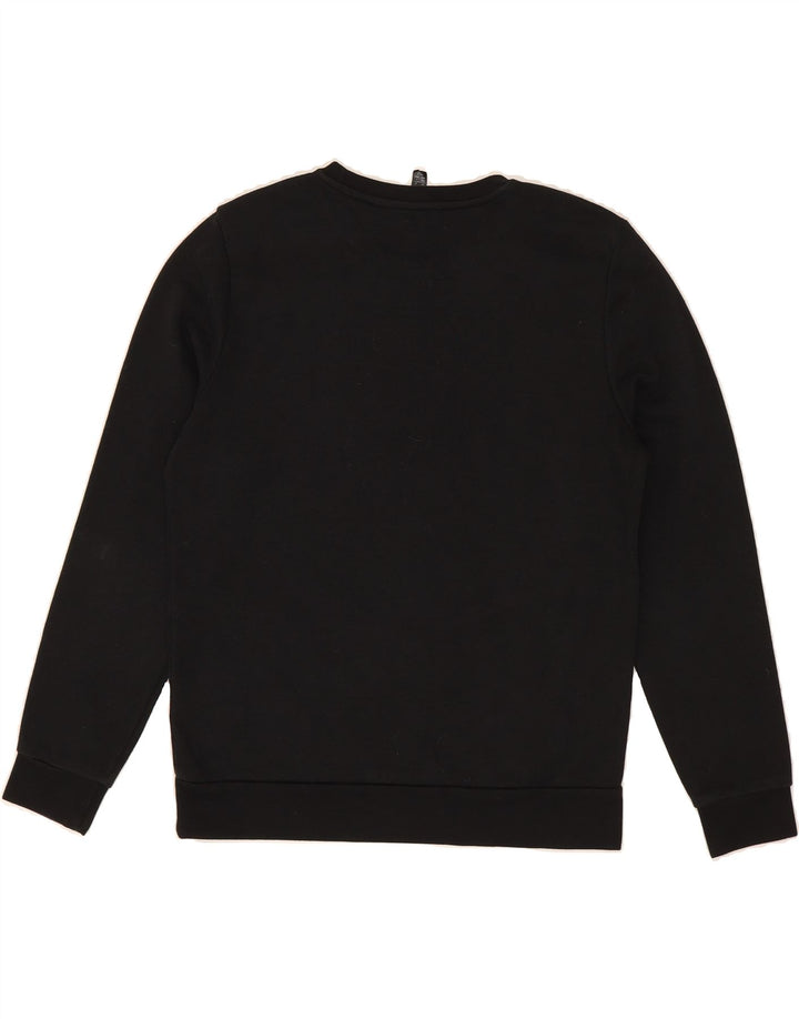 ADIDAS Womens Sweatshirt Jumper UK 14 Medium Black Cotton Vintage Adidas and Second-Hand Adidas from Messina Hembry 
