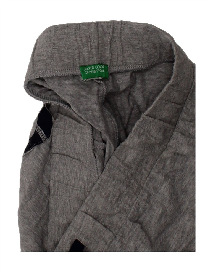 BENETTON Boys Graphic Sport Shorts 11-12 Years  Grey Vintage Benetton and Second-Hand Benetton from Messina Hembry 