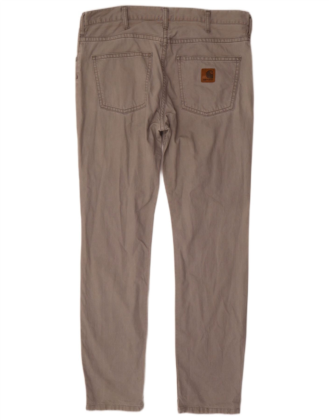 CARHARTT Herre Slim Casual Bukser W36 L34 Grå Bomuld