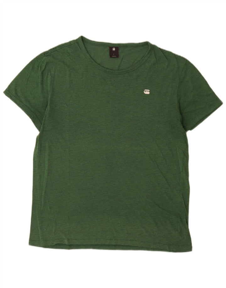 G-Star Herre T-Shirt Top Stor Grøn Bomuld