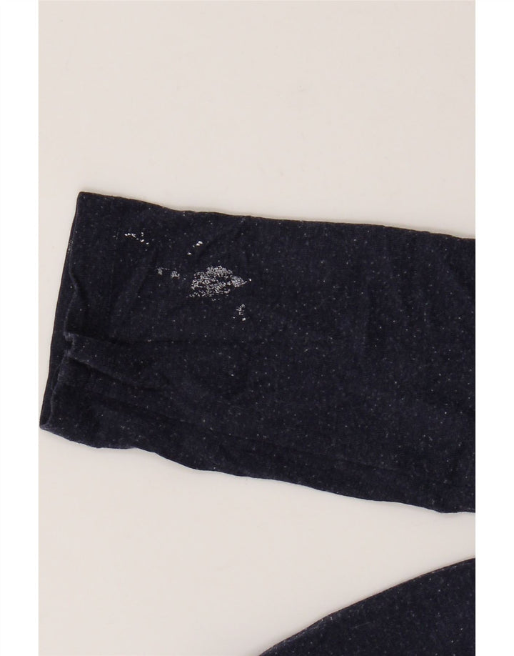 Oasis Dame Top Langærmet UK 6 XS Navy Blue Viscose