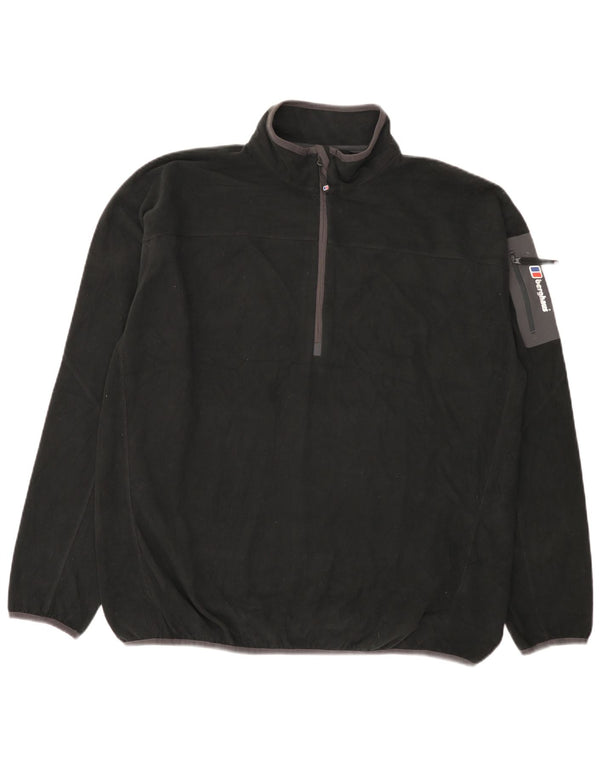 Berghaus Herre Fleece Jumper med lynlås 2XL Sort Polyester