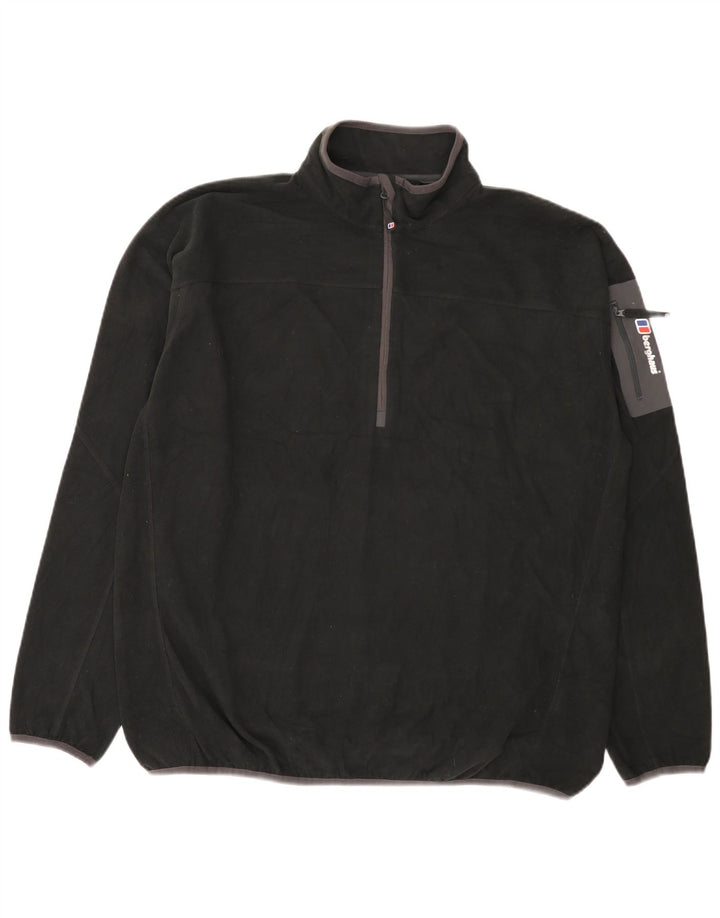 Berghaus Herre Fleece Jumper med lynlås 2XL Sort Polyester