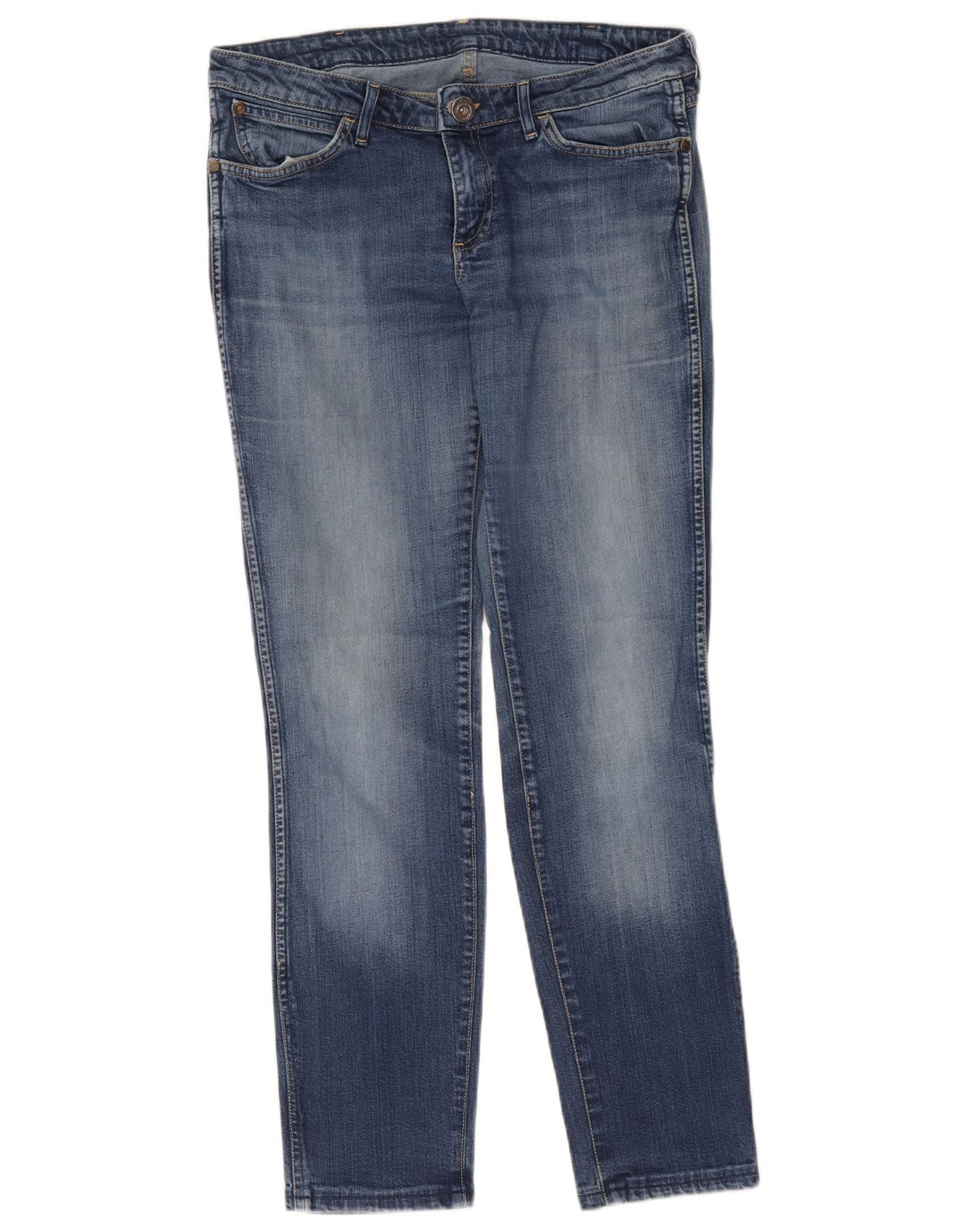 Wrangler Megan Slim Jeans til kvinder W32 L34 blå bomuld