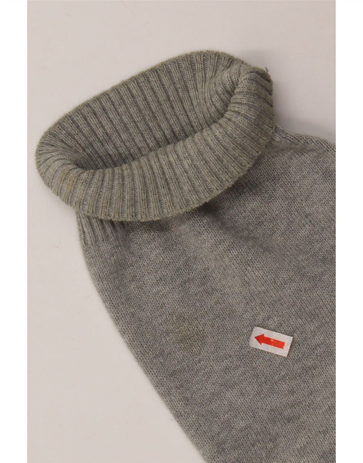 NAUTICA sweater med lynlås til mænd XL Grå Argyle/Diamond Bomuld