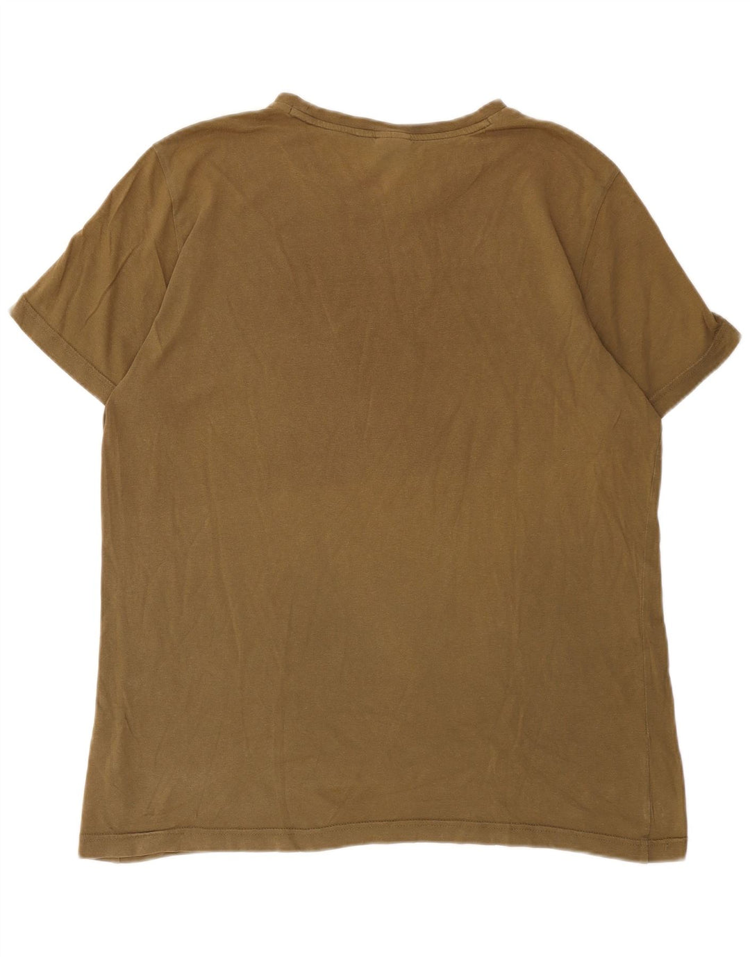 PUMA Mens Graphic T-Shirt Top Large Khaki