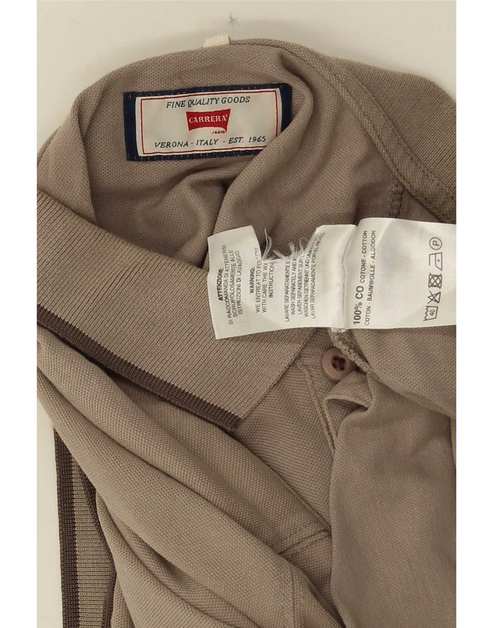 Carrera herre poloshirt XL brun bomuld