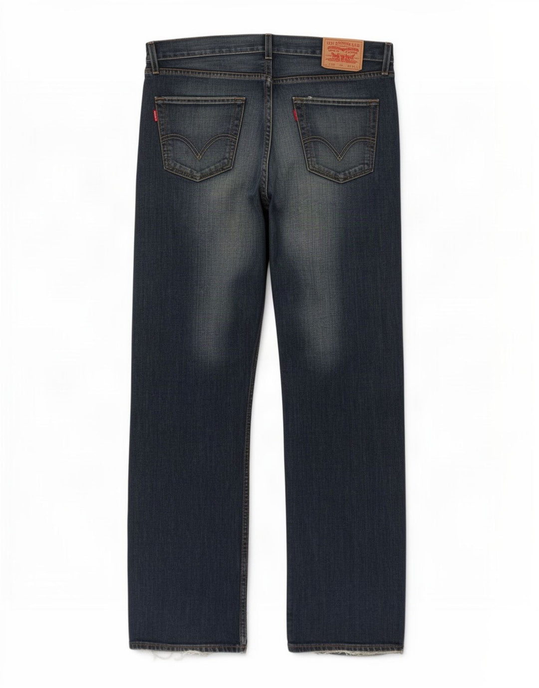 Levi's Dame 508 Straight Jeans W34 L34 Blå Bomuld