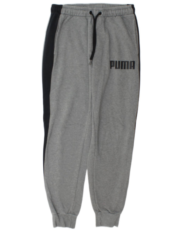 Puma Herre grafisk træningsdragt Bukser Joggers Medium Grey Colourblock