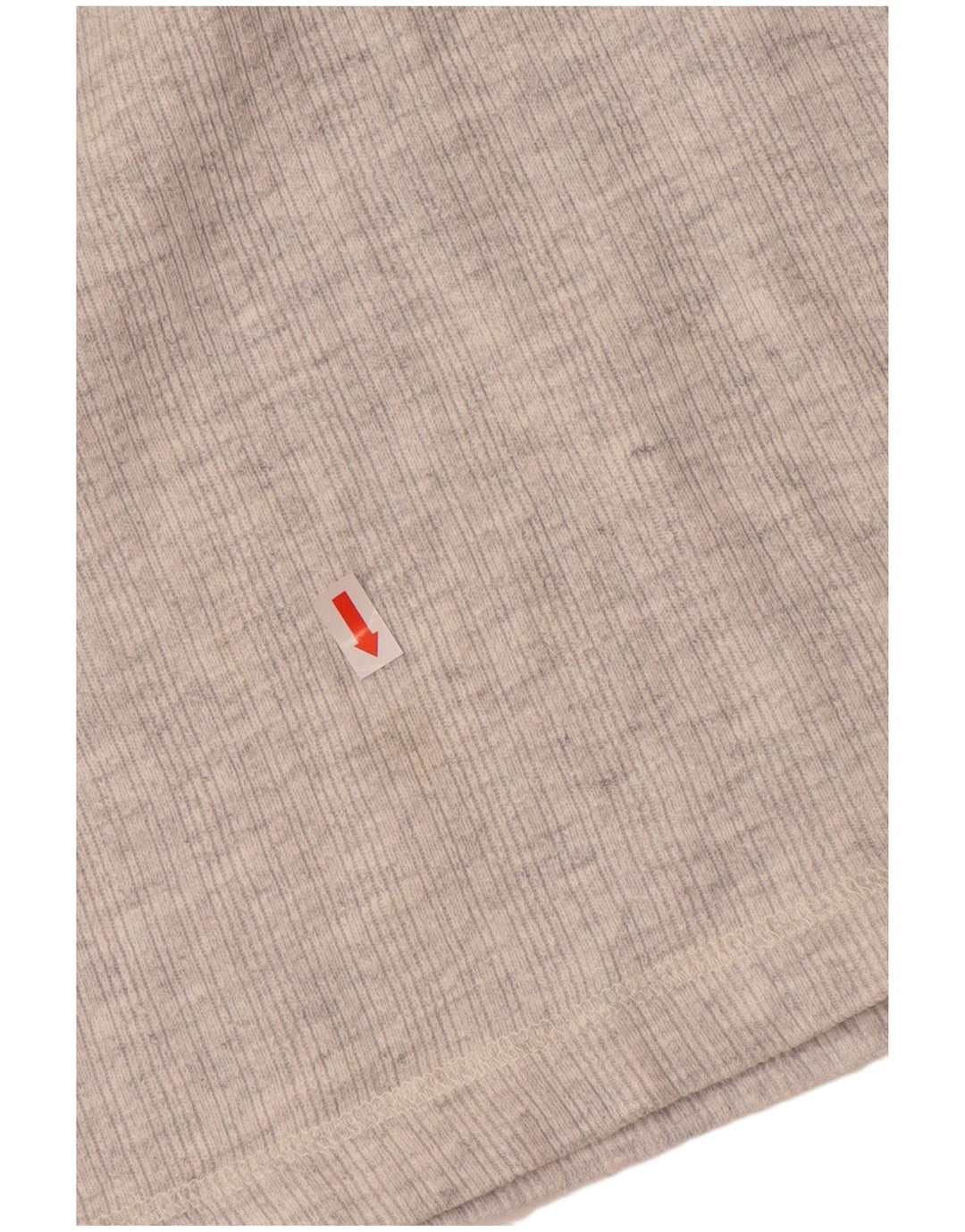 VINTAGE trøje med lynlås til kvinder UK 18 XL Grå