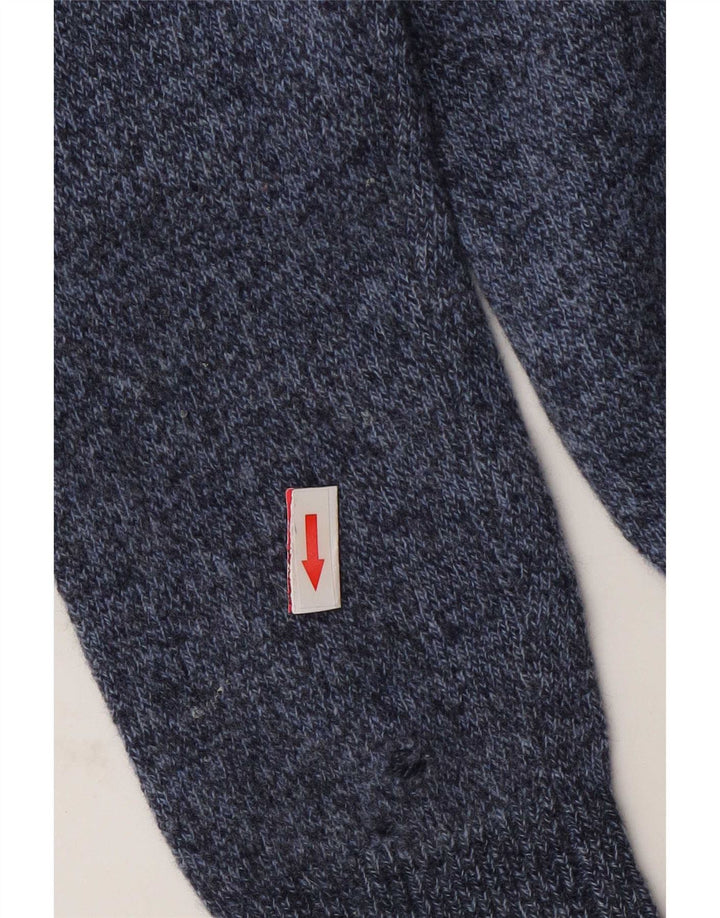 Jack Wills Herre Crew Neck Jumper Sweater Large Blue Flecked Wool