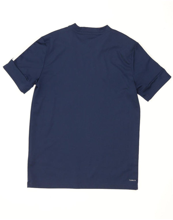 Adidas drenge Climalite grafisk t-shirt top 13-14 år stor marineblå