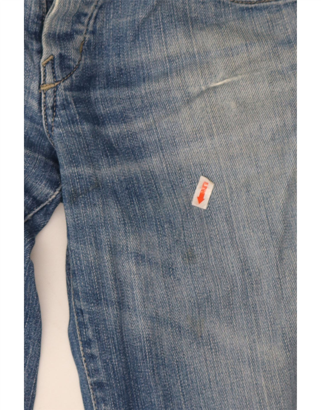 Diesel Dame Vixy Straight Jeans W31 L32 Blå Bomuld