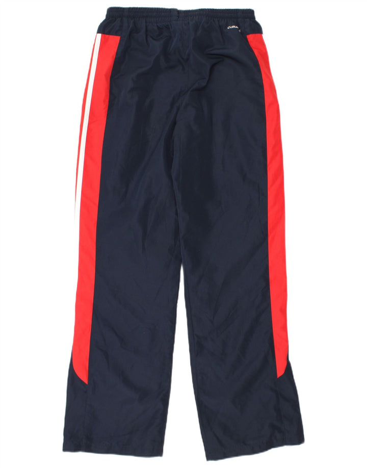 ADIDAS Boys Climalite Tracksuit Trousers 13-14 Years  Navy Blue