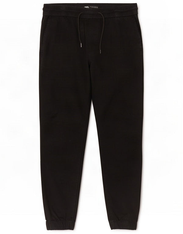 Zara Træningsdragt bukser til mænd Joggers Large Black Cotton