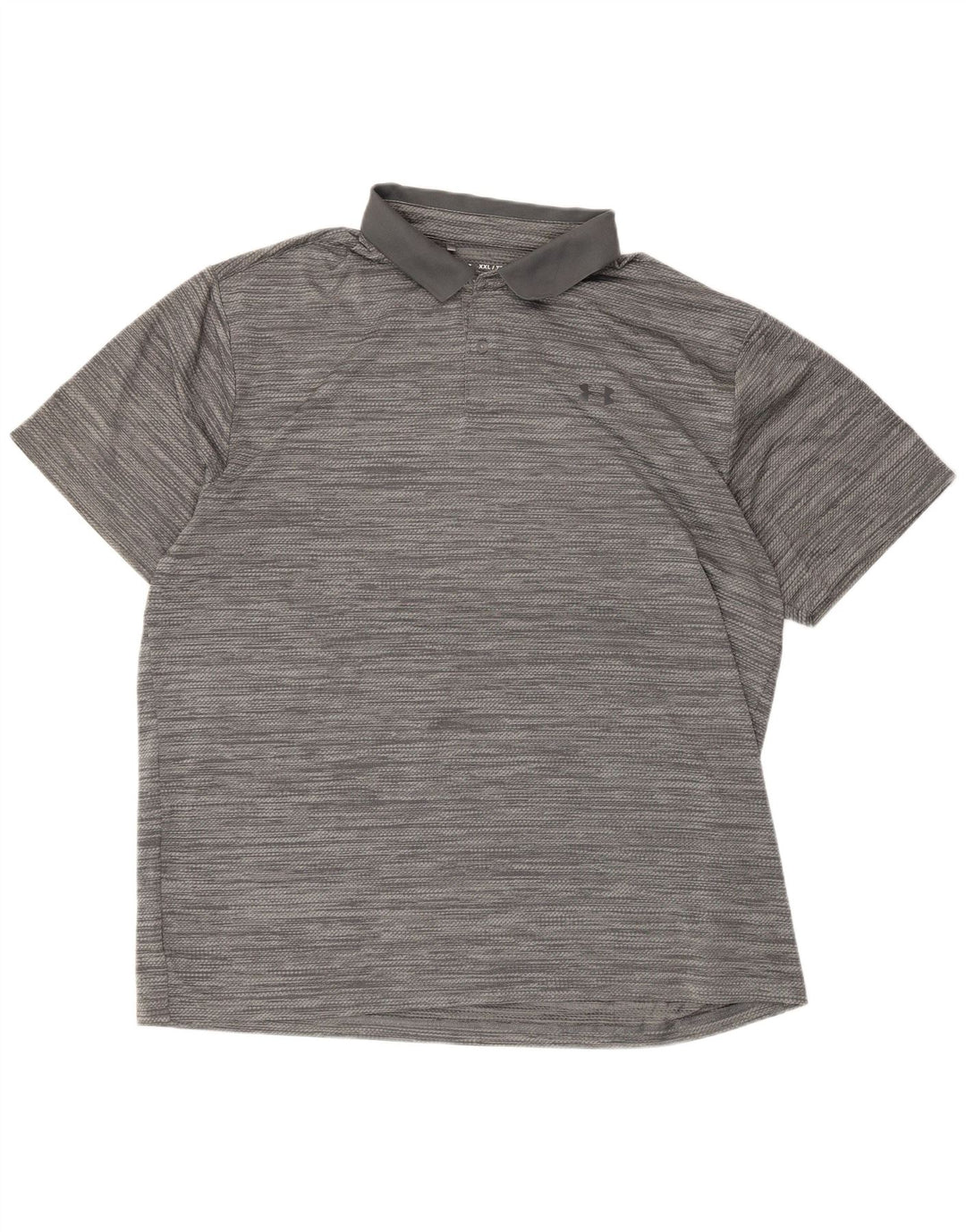 Under Armour Herre Polo Shirt 2XL Gråstribet