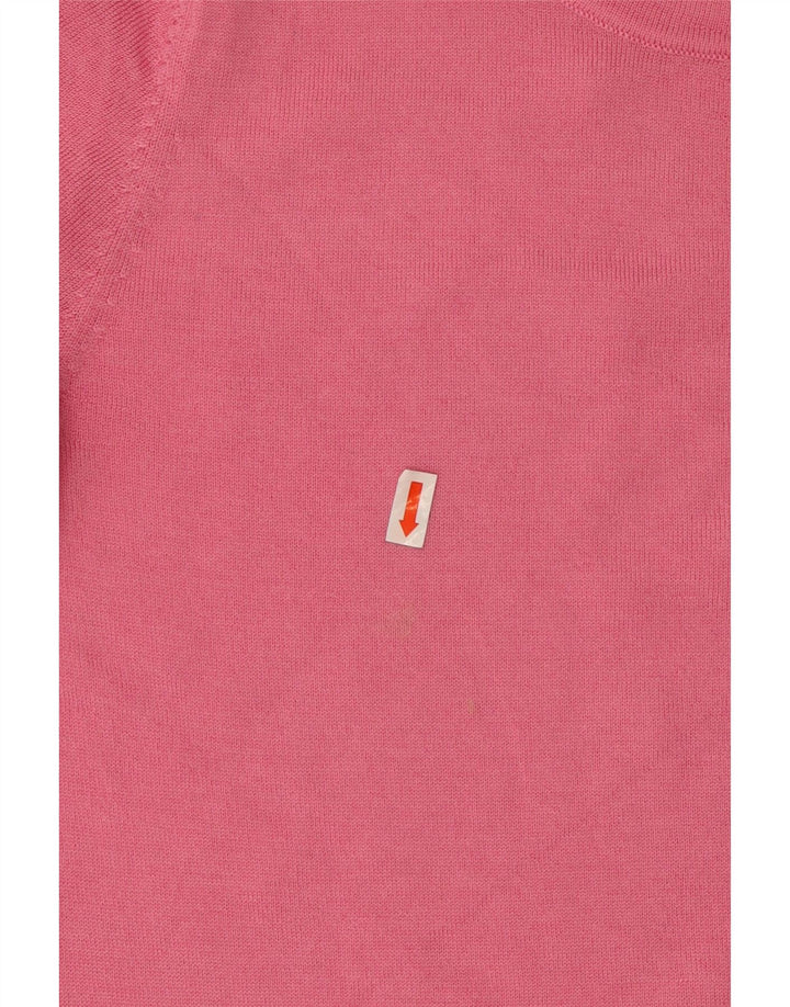 HOBBS Dame sweater med rund hals DK 12 Medium Pink Uld