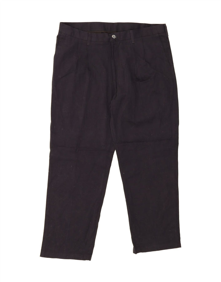 LEE Mens Pegged Chino Trousers W38 L29 Navy Blue Cotton Vintage Lee and Second-Hand Lee from Messina Hembry 